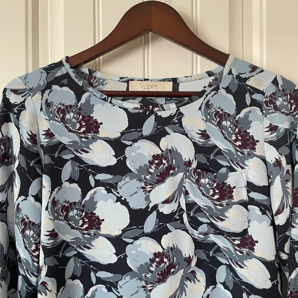 Loft floral blouse